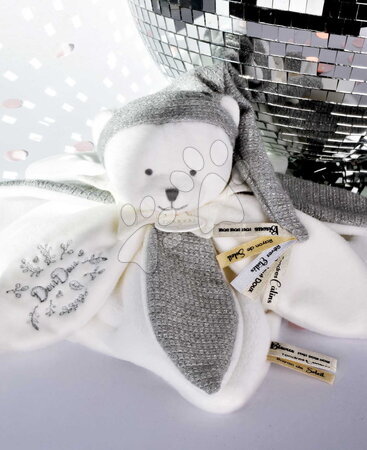 Hračky na mazlení DouDou - Plyšový medvídek na mazlení Doudou 25 Years Doudou Collector Grey Doudou et Compagnie - 2