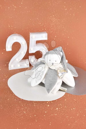 Hračky na mazlení DouDou - Plyšový medvídek na mazlení Doudou 25 Years Doudou Collector Grey Doudou et Compagnie - 8