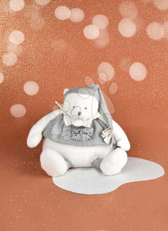 Hračky na mazlení DouDou - Plyšový medvídek Doudou 25 Years Activity Puppet Grey Doudou et Compagnie - 7