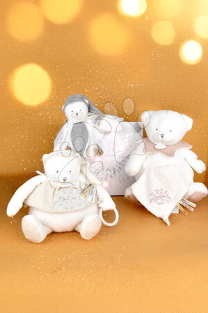 Hračky na mazlení DouDou - Plyšový medvídek na mazlení Doudou 25 Years Doudou Collector Grey Doudou et Compagnie - 12