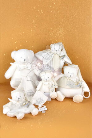 Hračky na mazlení DouDou - Plyšový medvídek na mazlení Doudou 25 Years Doudou Collector White Dodou et Compagnie - 5