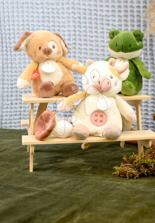 Plyšové a textilní hračky - Plyšové zvířátko se zvukem The Farm Doudou with Sound Box Doudou et Compagnie - 34