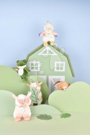 Plyšové a textilní hračky - Plyšové zvířátko se zvukem The Farm Doudou with Sound Box Doudou et Compagnie - 42