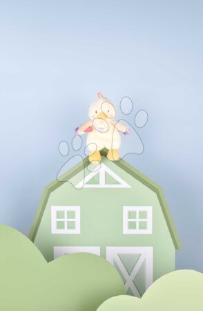 Plyšové a textilní hračky - Plyšové zvířátko se zvukem The Farm Doudou with Sound Box Doudou et Compagnie - 49