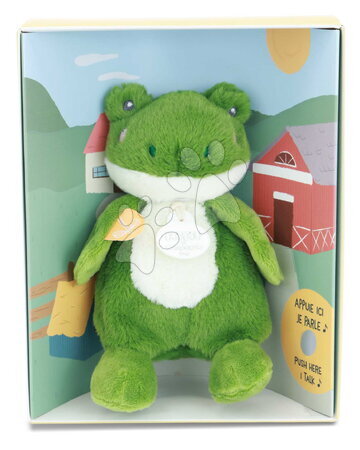 Plyšové a textilní hračky - Plyšové zvířátko se zvukem The Farm Doudou with Sound Box Doudou et Compagnie - 22