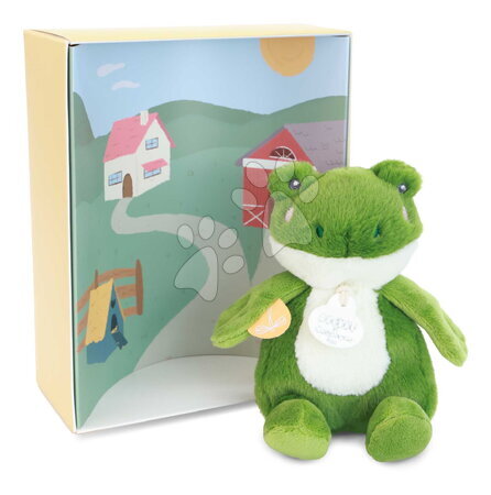 Plyšové a textilní hračky - Plyšové zvířátko se zvukem The Farm Doudou with Sound Box Doudou et Compagnie - 23