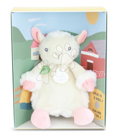 Plyšové a textilní hračky - Plyšové zvířátko se zvukem The Farm Doudou with Sound Box Doudou et Compagnie - 30