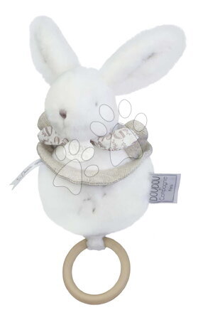 Plüschtiere - Plüschhase mit Melodie „Lapin Doudou Music Box White“ von Doudou et Compagnie_1