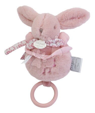Igračke za krevetić - Plišani zeko s melodijom – Lapin Doudou Music Box Pink Doudou et Compagnie
