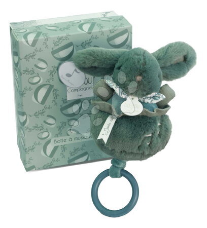 Igračke za krevetić - Plišani zeko s melodijom Lapin Doudou Music Box Green Doudou et Compagnie_1