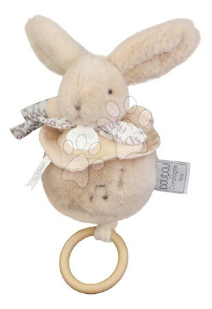 Igračke za krevetić - Plišani zeko s Melodijom Lapin Doudou Music Box Beige Doudou et Compagnie