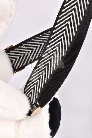 Plüschtiere - Plüsch-Crossbody-Tasche Hundchen Bag Dog Schwarz & Weiß Doudou et Compagnie_1