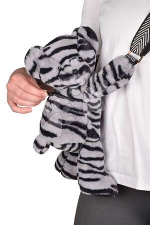 Plüschtiere - Plüsch-Crossbody-Beutel Teddybär – Bag Zebra Teddy Bear Doudou et Compagnie_1