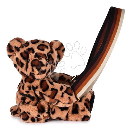 Plüschtiere - Plüsch-Crossbody-Tasche Teddybär „Bag Leopard Teddy Bear“ Doudou et Compagnie