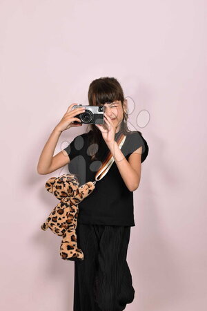 Plyšové a textilní hračky - Plyšový crossbody vak medvídek Bag Leopard Teddy Bear Doudou et Compagnie - 6