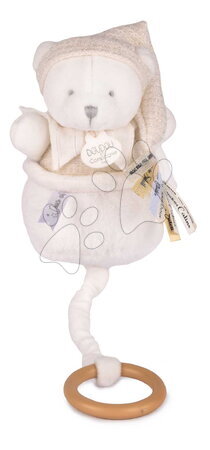 Igračke za krevetić - Plišani medvjedić s melodijom Doudou 25 Years Music Box Beige Doudou et Compagnie