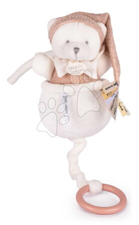 Igračke za krevetić - Plišani medvjedić s melodijom, Doudou 25 Years Music Box Pink Doudou et Compagnie