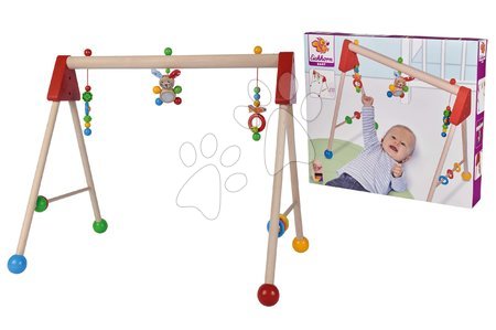 Bébijátékok - Fa bébitornázó Baby Gym Trainer Eichhorn _1