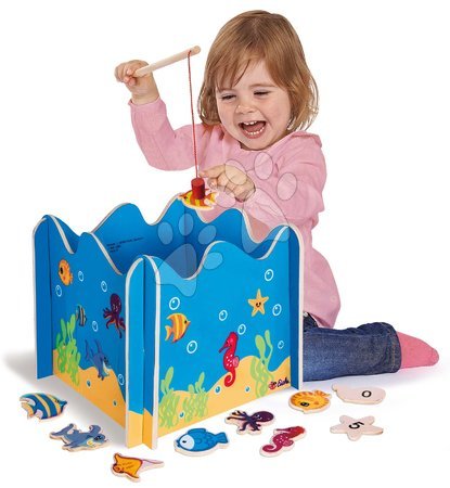 Halász - Fa horgász játék Fishing Game Eichhorn - 1