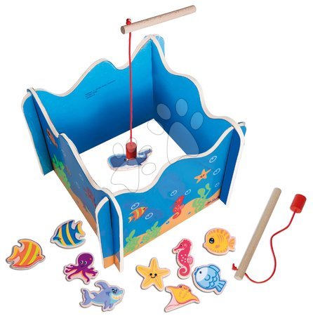 Lesena igra ribič Fishing Game Eichhorn