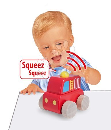 Fa kisautók - Fa kisautó hanggal Squeaky Cars Eichhorn - 2