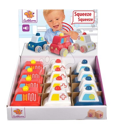 Fa kisautók - Fa kisautó hanggal Squeaky Cars Eichhorn - 6