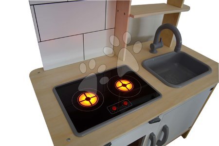 Dětské kuchyňky - Dřevěná kuchyňka elektronická Play Kitchen Eichhorn_1