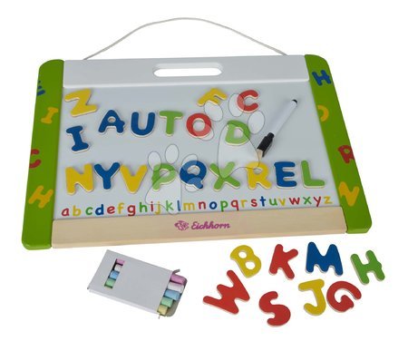 Školní tabule - Dřevěná magnetická tabule Hanging Magnetic Board Eichhorn - 2