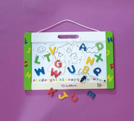 Školní tabule - Dřevěná magnetická tabule Hanging Magnetic Board Eichhorn - 7