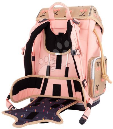 Kits escolares -  Mochila escolar grande Ergomaxx Cherry Pompon y mochila escolar Bobbie Jeune Premier  - 11