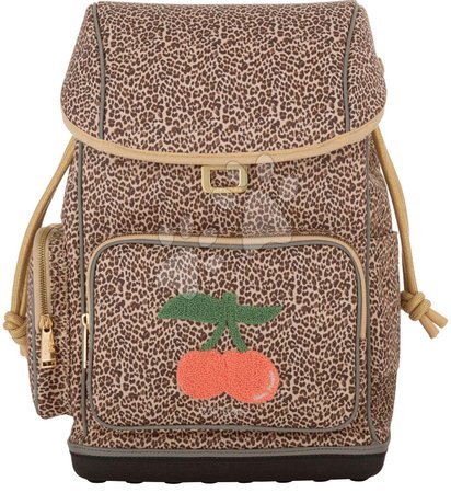 Kreatívne a didaktické hračky - Školský batoh veľký Ergomaxx Leopard Cherry Jeune Premier