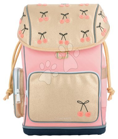 Školní potřeby - Školní batoh velký Ergonomic Backpack Cherry Pompon Jeune Premier