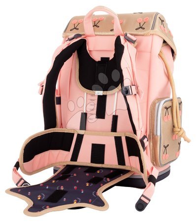Školní tašky a batohy - Školní batoh velký Ergonomic Backpack Cherry Pompon Jeune Premier - 4