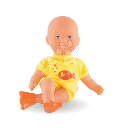 Puppen ab 18 Monaten - Puppe Mini Bath Yellow Corolle mit blauen Augen und mit Flossen 20 cm ab 18 Monaten_1