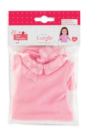 Oblečení pro panenky - Oblečení Polo Shirt Pale Pink Ma Corolle - 3