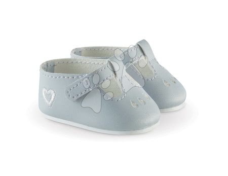 Játékbabák gyerekeknek - Cipellők szürke Ankle strap Shoes Grey Mon Grand Poupon Corolle