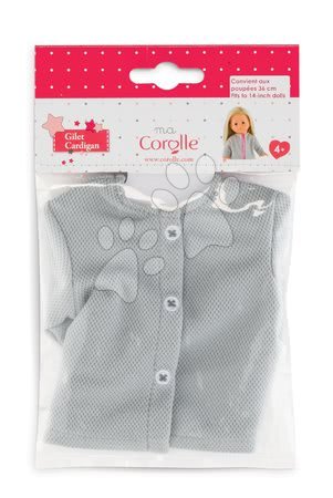 Oblečení pro panenky - Oblečení Cardigan Light Grey Ma Corolle - 3