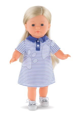 Oblečení pro panenky - Oblečení Polo Dress Blue Ma Corolle - 1