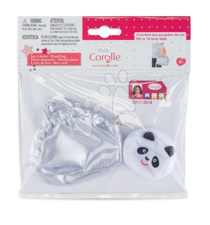 Játékbaba ruhák - Retikül pénztárcával és buszjeggyel Hand Bag Ma Corolle - 4