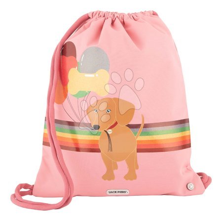 Vrečke za copate - Šolska vrečka za športno opremo in copate Gym Bag Dog Jack Piers