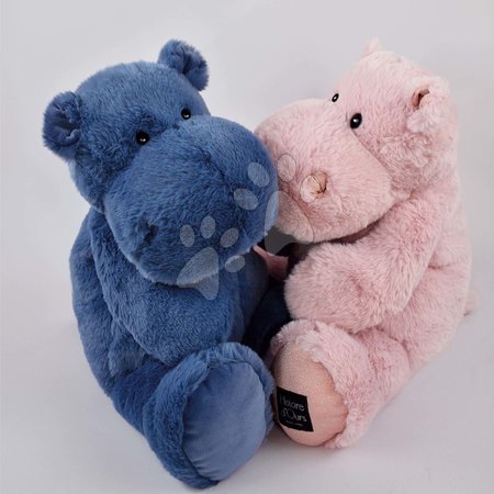 Jucării de pluș și textile - Hipopotam de pluș Hip' Blue Hippo Exotique Histoire d’ Ours_1