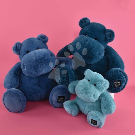 Plyšové a textilní hračky - Plyšový hroch Hip' Blue Hippo Exotique Histoire d’Ours - 2