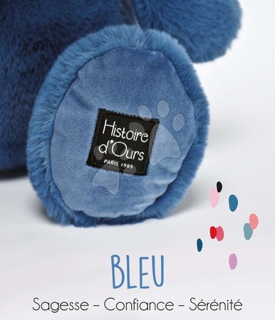 Plyšové a textilní hračky - Plyšový hroch Hip' Blue Hippo Exotique Histoire d’Ours - 3
