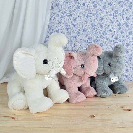 Jucării de pluș și textile - Elefant de pluș Elephant Powder Pink Les Preppy Chics Histoire d’ Ours_1