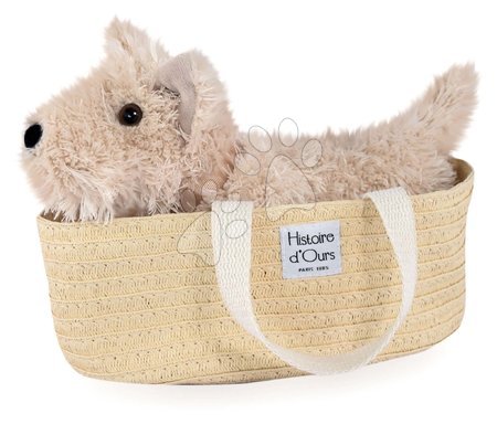 Plüssjátékok - Plüss kutyus Dog Fox Ivory Les Petits Nomades Histoire d’ Ours_1