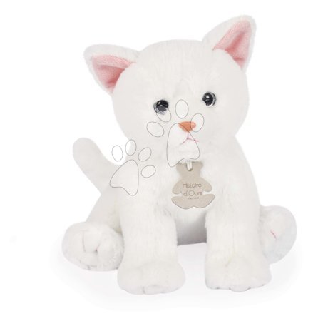 Plyšové a textilní hračky - Plyšová kočička Baby Cat White Histoire d’ Ours