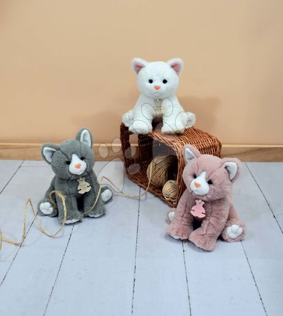 Plyšové a textilní hračky - Plyšová kočička Baby Cat Powder Pink Histoire d’ Ours - 1