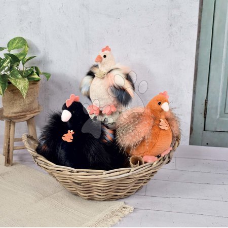 Plišaste igrače - Plyšová sliepočka Les Poulettes Histoire d’ Ours _1