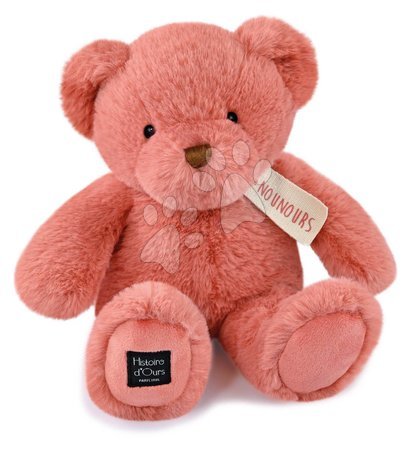 Plüssjátékok - Plüss mackó Pink Praline Le Nounours Histoire d’ Ours