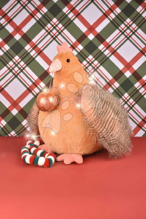 Animales de peluche - Gallina de peluche Madame Poule XXL Histoire d’Ours - 6